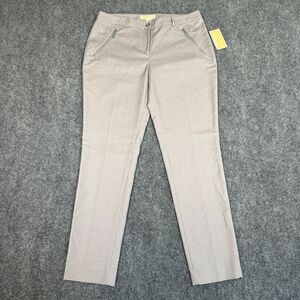 Michael Kors NWT Womens Basics Tapered Pants Concrete Gray Size 8 QF63B752UE
